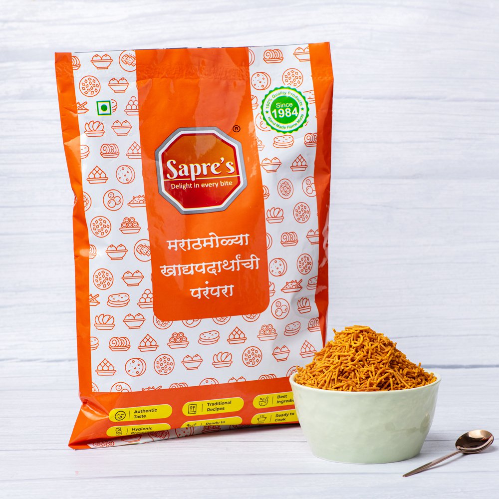 Lasun Shev / लसूण शेव (500g)