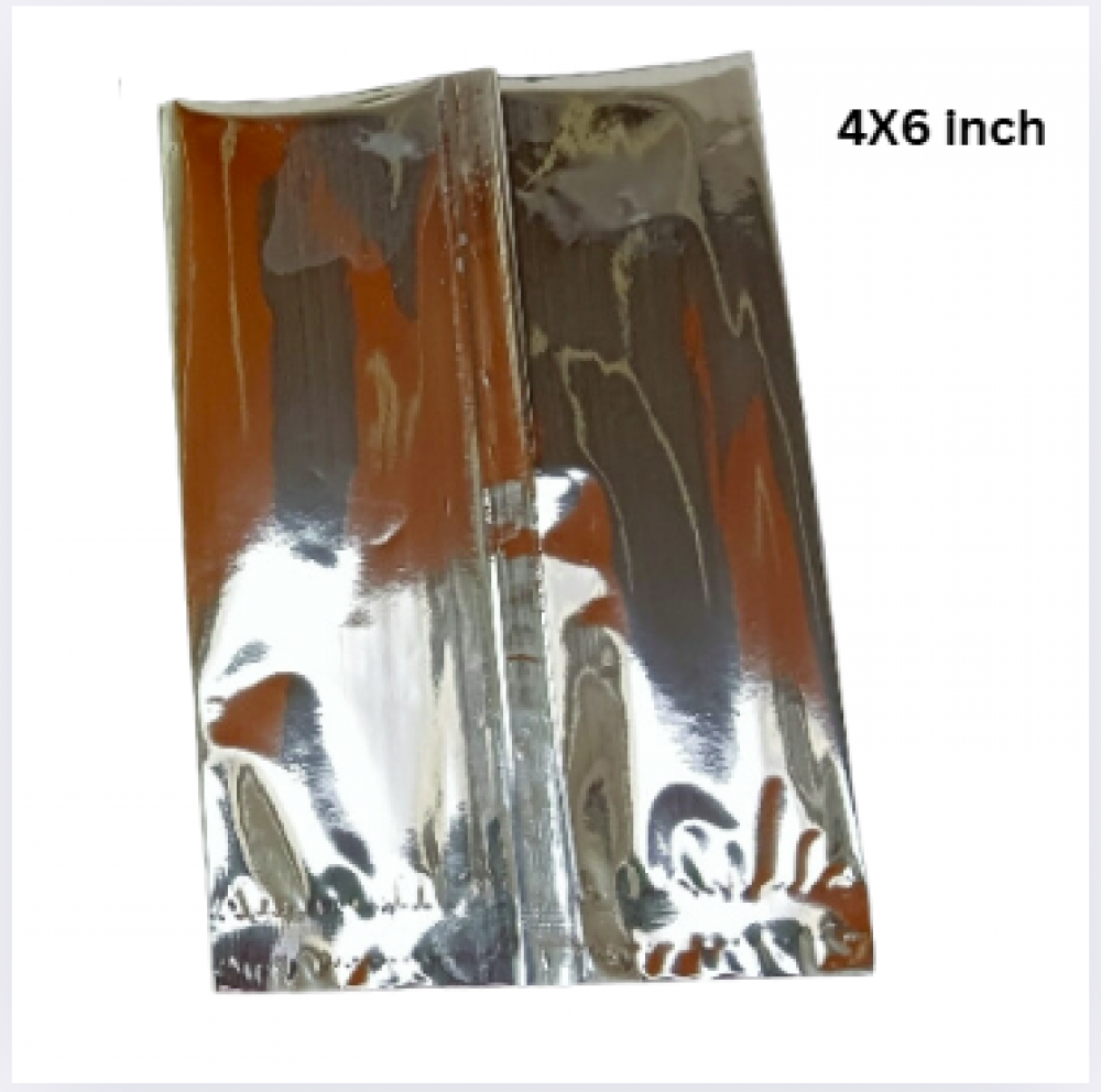 Silver Foil Pouch 4X6 inch (110 pcs)