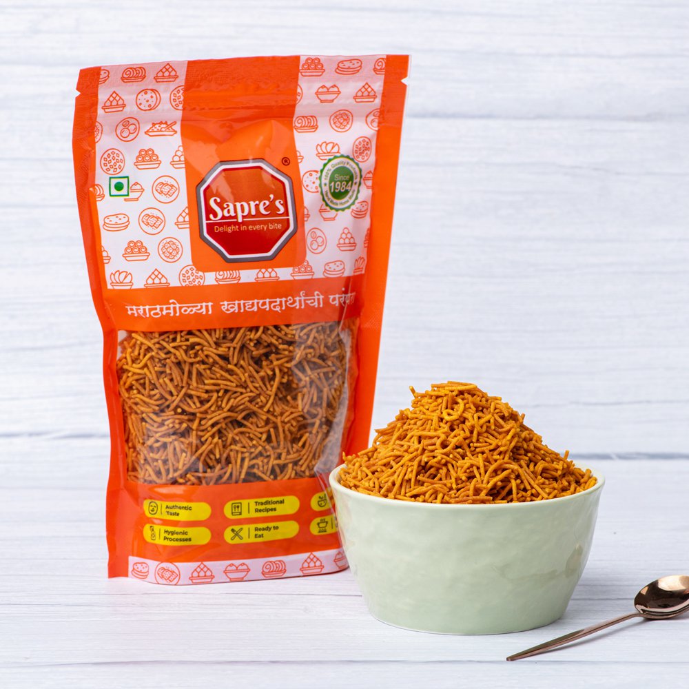 Lasun Shev / लसूण शेव (180g)