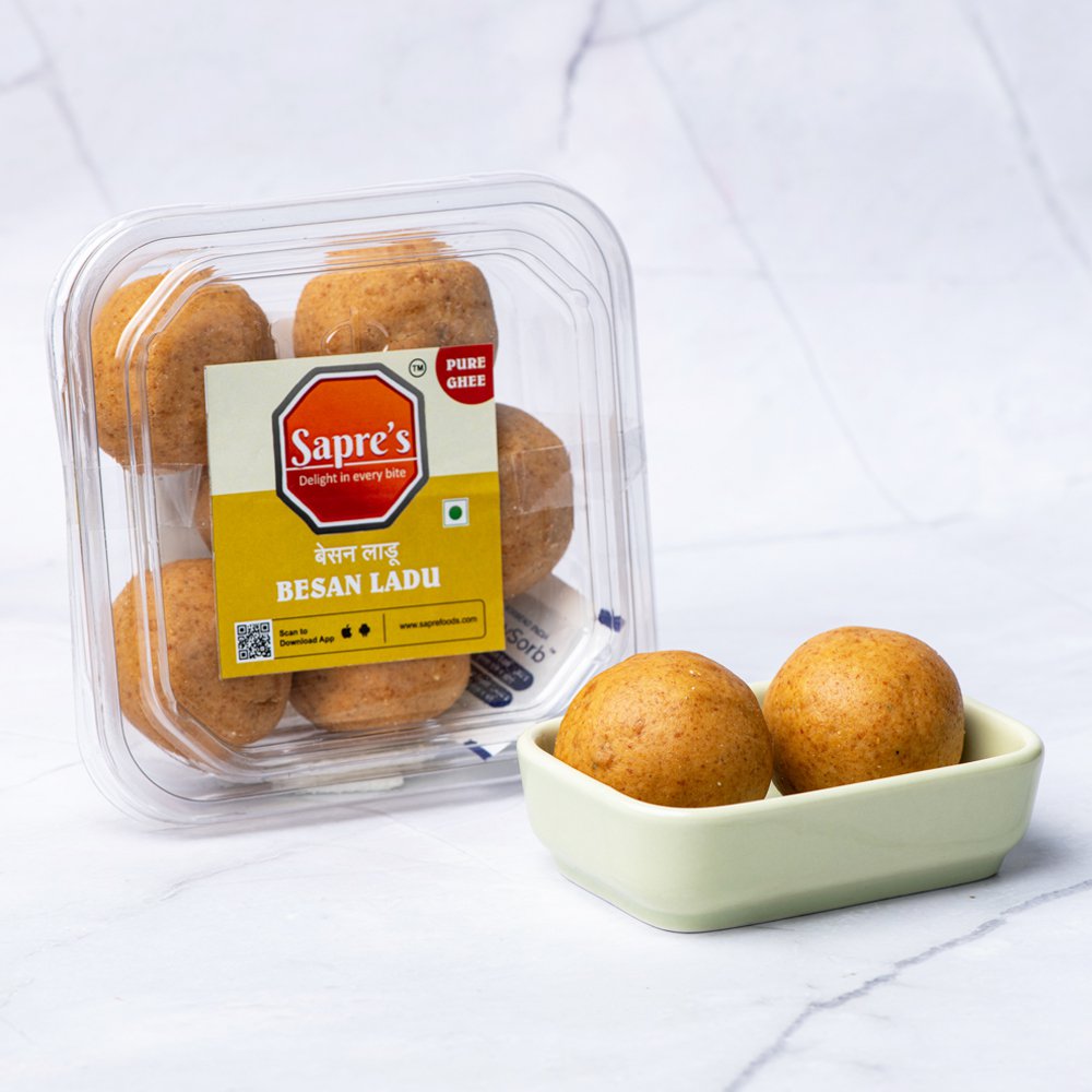 Pure Ghee Besan Ladu / बेसन लाडू (200 g)